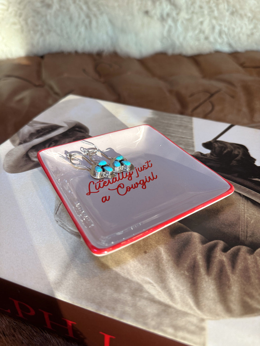 The Just A Cowgirl Trinket Tray